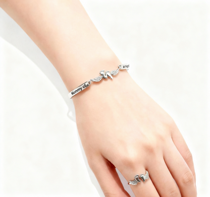 EVERSTILL Angel’s Embrace Memorial Ring